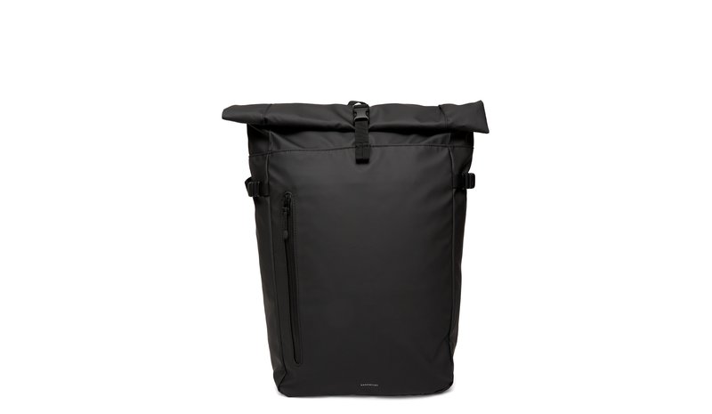 SANDQVIST Stream Slim Rolltop L - Black - ONE SIZE