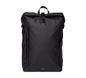 SANDQVIST Stream Slim Rolltop L - Black - ONE SIZE