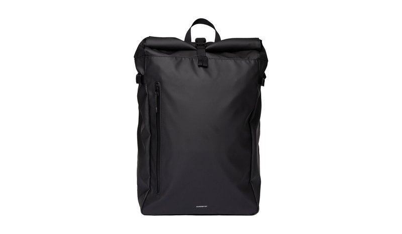 SANDQVIST Stream Slim Rolltop L - Black - ONE SIZE