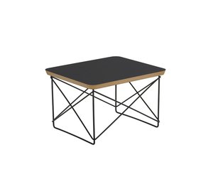Vitra Eames occasional table ltr -sivupöytä musta laminaatti / musta
