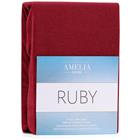 AmeliaHome Ruby -muotoonommeltu lakana, t.punainen