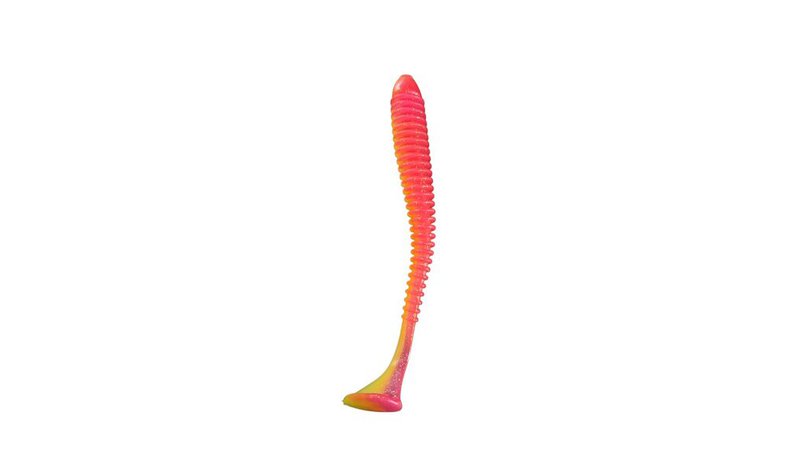 Kuminauha Tricky Baits Vib Tail 7 Pinkki/keltainen – kuva 1/1