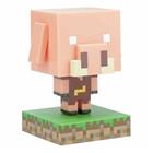 Paladone lasten pöytävalaisin Minecraft Piglin Icon Light PP14431MCF, vaaleanpunainen/monivärinen