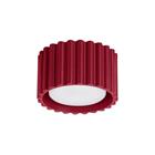 Sollux Lighting kattovalaisin Aura 1, viininpunainen