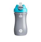 Chicco 144815 juomapullo pehmeällä nokalla, sininen, 350 ml