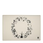 Muurla - Moomin for Pets Silikonimatto 60x40 cm Luunvalkoinen/Musta