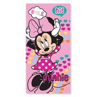 Lasten pyyhe Disney Minnie Hearts, 70x137 cm, nopeasti kuivuva