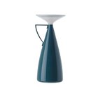 Kartell - Camomille LED-akkukäyttöinen pöytävalaisin, petrol, korkeus 24 cm