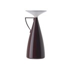 Kartell - Camomille LED-akkukäyttöinen pöytävalaisin, tummanpunainen, korkeus 24 cm -