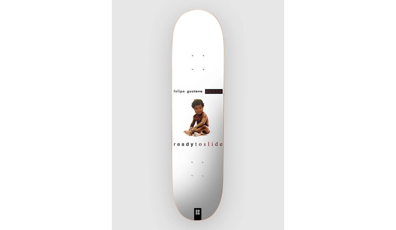 Plan B Born To Slide 8.0""x31.33"" Skateboard Deck uni