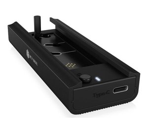 Ulkoinen kovalevy Icy Box Ib-180mc-c31 musta Usb-c M.2 Nvme/sata kotelo