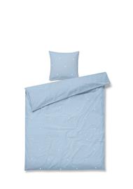 Juna - Daisy Bed linen - Light blue - 140x220 cm