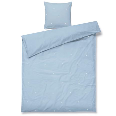 Juna - Daisy Bed linen - Light blue - 140x220 cm
