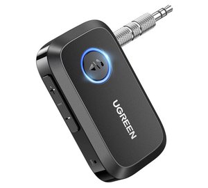 Bluetooth 5.3 äänivastaanotin AUX mini jack 3.5mm Ugreen, musta