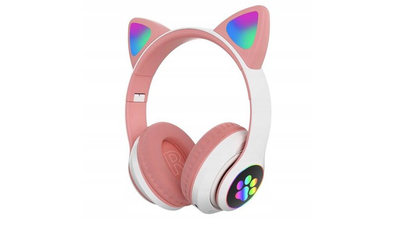 Kuulokkeet lapsille, Bluetooth LED/RGB