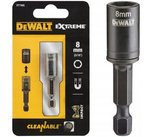 Dewalt 8 mm magneettikanta, iskuvalmius, 75 mm