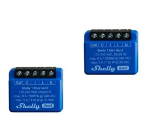 Shelly Plus 1 Mini Gen3 (Dual pack)