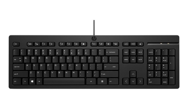 HP 125 USB -näppäimistö, musta