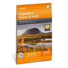 Calazo Calazo Kilpisjärvi Saana Halti retkeilykartta, suomi