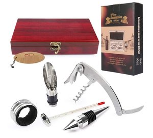 Viini asettaa - Halpa Gift Box puuhun - 5 sarjaa