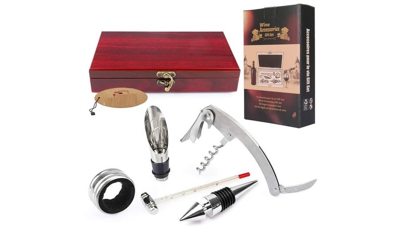 Viini asettaa - Halpa Gift Box puuhun - 5 sarjaa