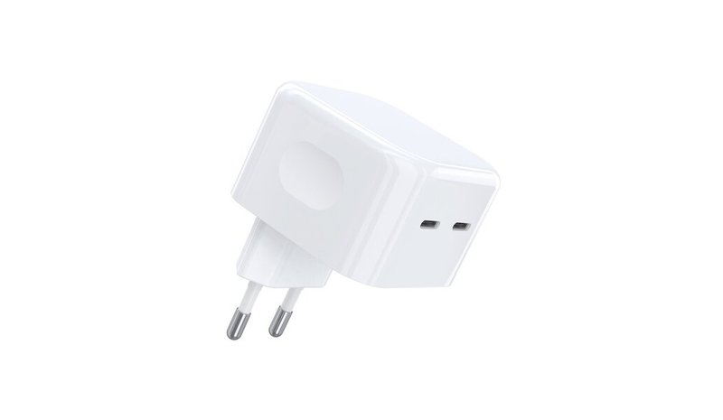Choetech Q5008, 35W 2xUSB-C PD valkoinen