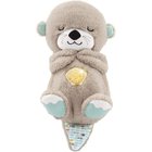 Fisher-Price - Ma Loutre Câlins Bonne Nuit - Pehmolelu yövalo vauvalle, musiikkia ja valoa - Kehityslelu - Vauvasta alkaen FXC66