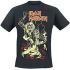 Iron Maiden - Fire Ring - Glow In The Dark - T-paita - Miehet - Musta