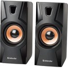 defender kaiuttimet aurora s8, 2.0, 8 wattia, musta, äänenvoimakkuuden säätö, 70 hz~20 khz