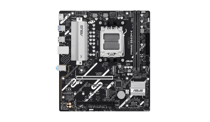 ASUS PRIME B840M-K Emolevy - AMD B840 - AMD AM5 socket - DDR5 RAM - Micro-ATX