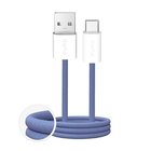 Puro Fabrik 2.0 10W USB-A - USB-C Braided Cable 1.5 m - Blue