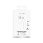 Puro TPE 12W USB-A - Lightning 2m - White