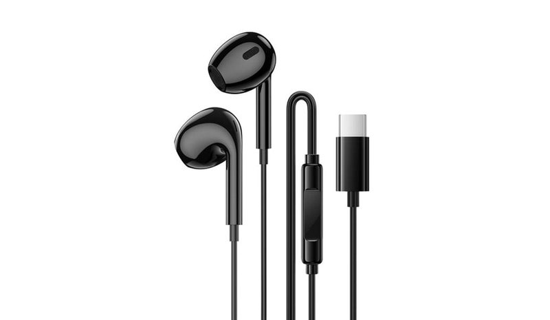Borofone BM100 USB-C, langalliset nappikuulokkeet
