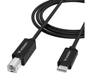 Wozinsky WKDDY1S USB-B - USB-C Cable 1m - Black
