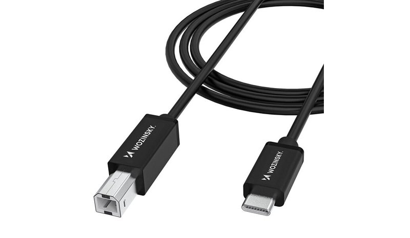 Wozinsky WKDDY1S USB-B - USB-C Cable 1m - Black