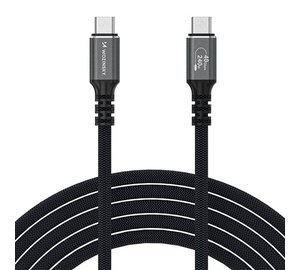 Wozinsky WPS-UY41S USB-C USB4 Cable 40Gb/s 240W 1m 4K - Black