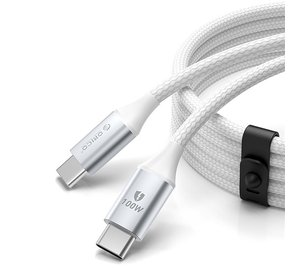 ORICO CDX 100W 5A Power Delivery USB-C - USB-C 1m Cable - White