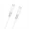 Dudao L25SC 60W USB-C - USB-C Cable with Soft Silicone Braid 2m - White – kuva 1