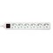 Deltaco 6 Socket Power Strip – kuva 2