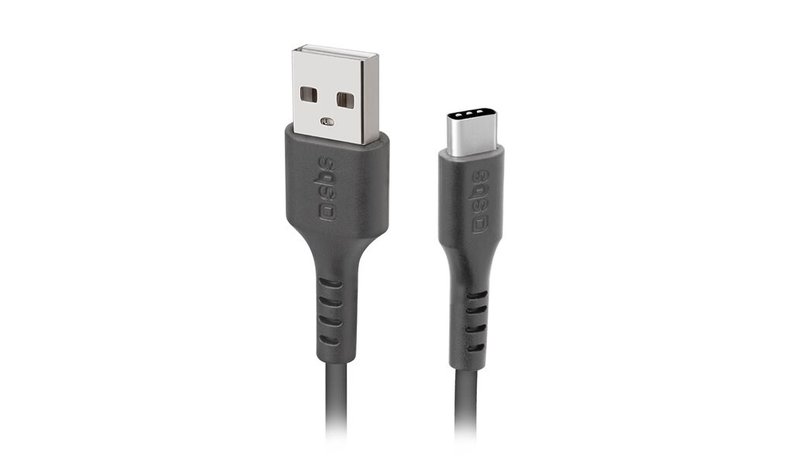 SBS TECABLETYC1KPOS USB-A - USB-C Cable 1m - Black – kuva 1/3