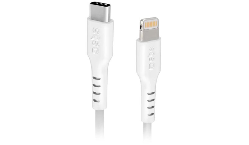SBS TECABLELIGTC1W USB-C - Lightning Cable MFi Certified 1m - White