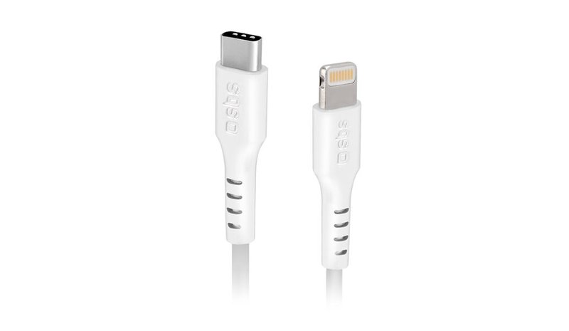 SBS TECABLELIGTC1W USB-C - Lightning Cable MFi Certified 1m - White