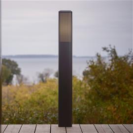 Nordlux - Ulkovalaisin SIDARA 1xE27/15W/230V IP44 95 cm musta