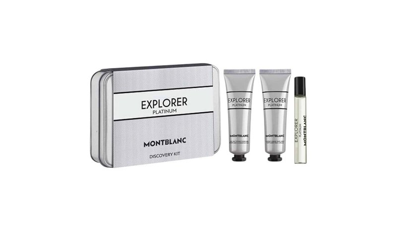 Montblanc Explorer Platinum miesten tuoksu- ja hoitosetti 7,5 ml + 2 x 30 ml