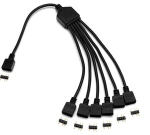 Lisätarvike EKWB EK-D-RGB 6-Fach D-RGB Splitterkabel