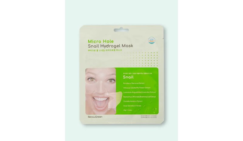 Beauugreen Micro Hole Hydrogel Mask Snail - 30 g / 1 sheet