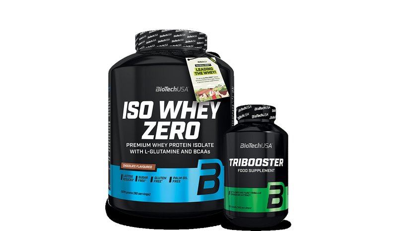 Biotech IsoWhey 1816 g + Tribooster Tribulus 60 tabs