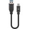 Usb-c–usb A 3.0 kaapeli 0,15 m, 5gb/s – kuva 1