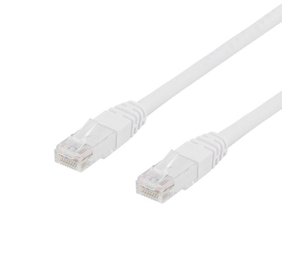 Deltaco U/UTP Cat6, 1m, valkoinen / TP-61V-K / 00210007