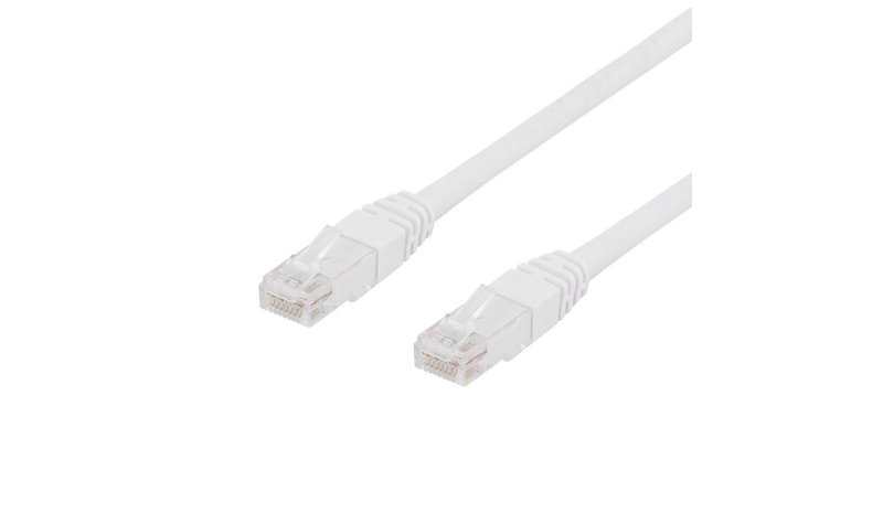 Deltaco U/UTP Cat6, 1m, valkoinen / TP-61V-K / 00210007